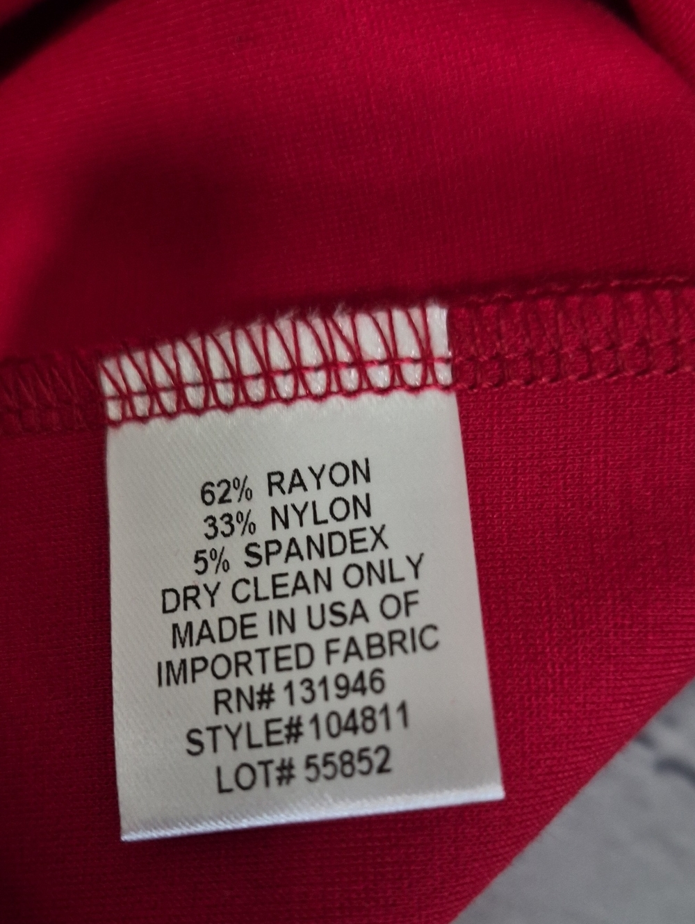 NWT Jude Connally Red Feather-Cuff Shift Dress- Large - Picture 8 of 8